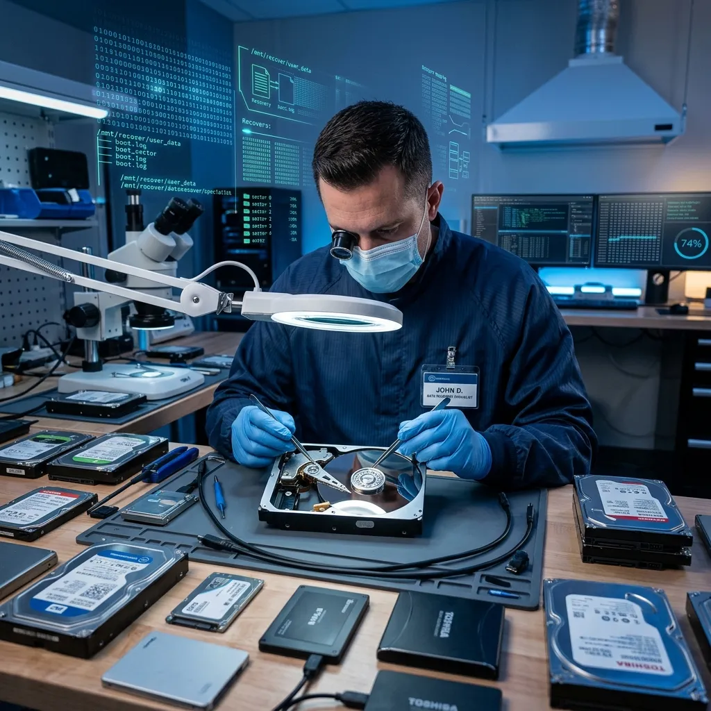 Data recovery and backup service