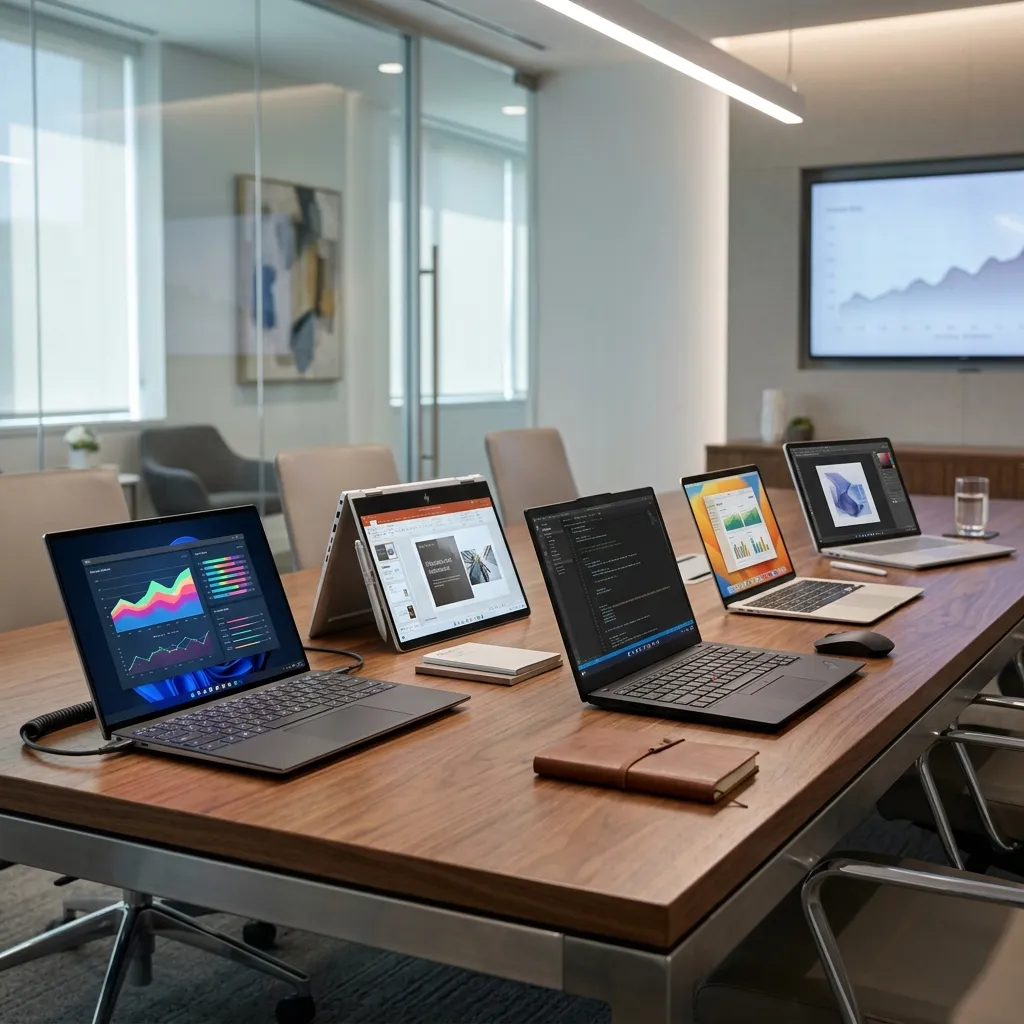Laptops, computers and printers